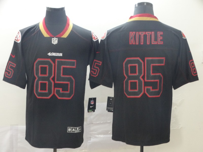 Men's San Francisco 49ers George Kittle #85 Black Jersey
